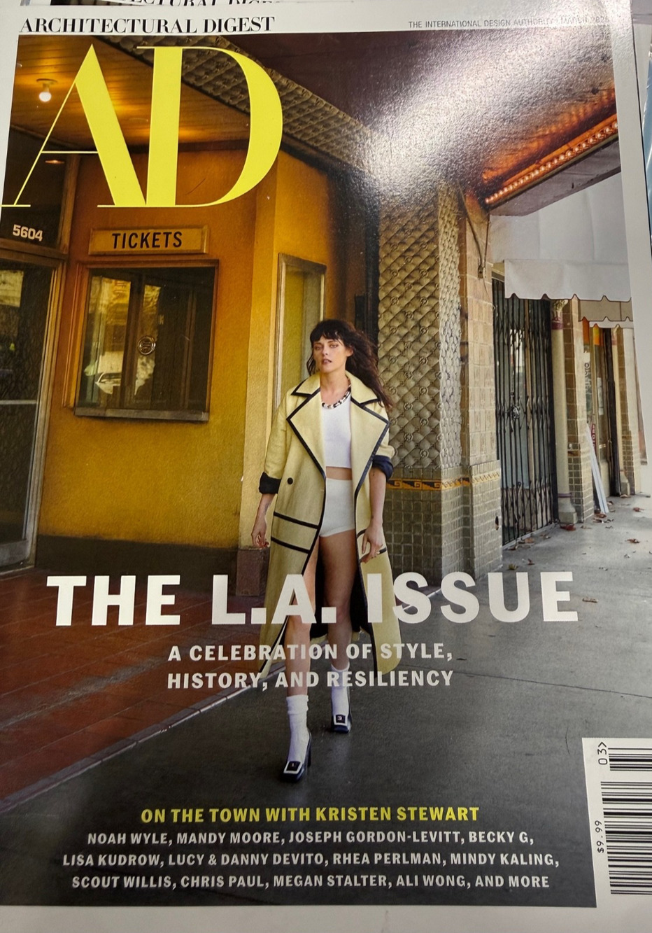 Architectural Digest Magazine March 2026 The LA Issue Kristen Stewart Noah Wyle